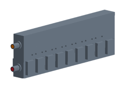 custom 35w liquid cold plate
