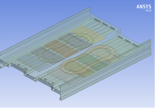 6000W liquid cold plate design