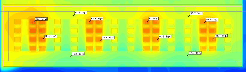 custom 1000w IGBT heat sink