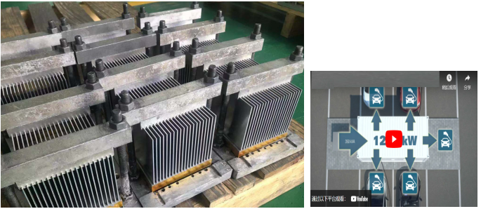 Custom epoxy bonded heat sink