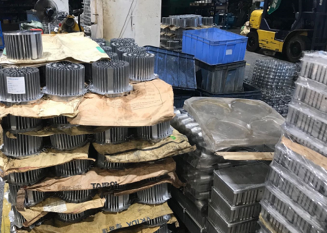 custom cold forged heat sink