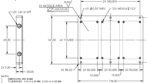 efficient liquid cold plate design